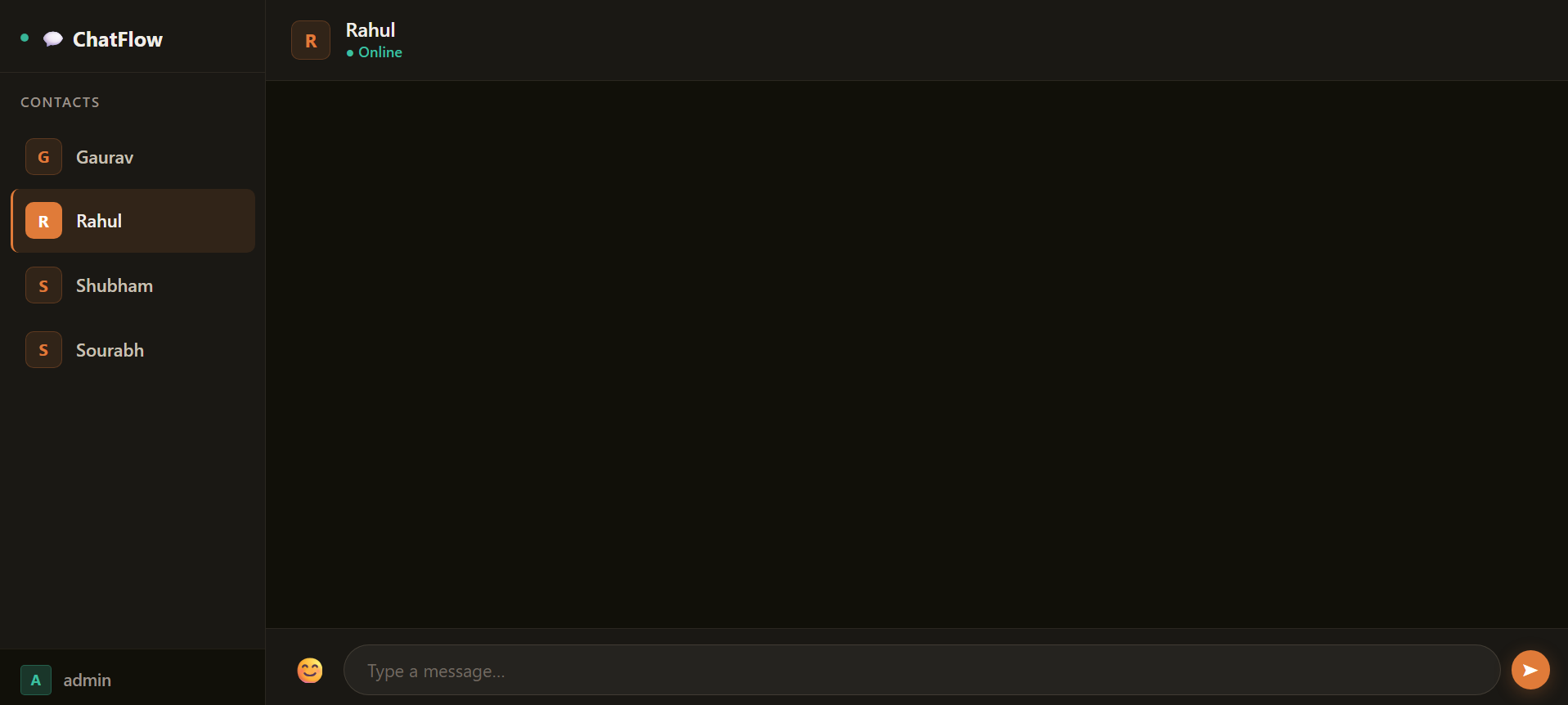 Chat Flow Real-Time Messenger Preview