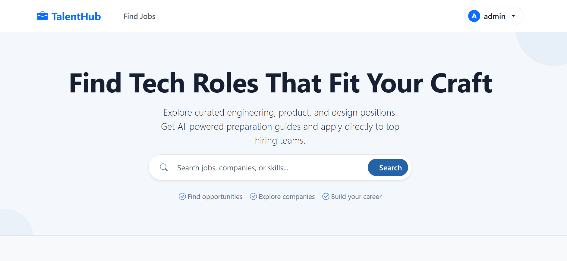 TalentHub – AI-Powered Hiring Platform Preview